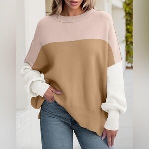WOMEN CREWNECK OVERSIZED PULLOVER XS